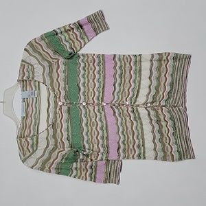 JH Collection Lacey Look Cardigan Womens Size Small